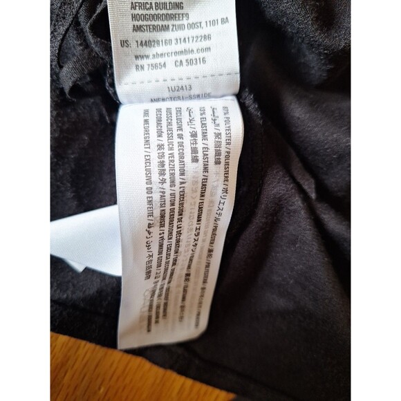 NWT Abercrombie Faux Suede Leather Fringe Vest Hippie Boho Festival Western Larg - Picture 4 of 9